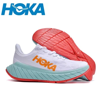 HOKA Originalus Anglies X2 Vyrų ir Moterų Kelio Bėgimo Bateliai Lauko Orui Kelių Bėgiojimas Lengvi Sportbačiai Runnning