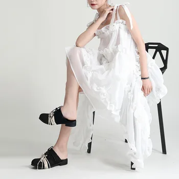 Vasaros Suspender nereguliarus tortas sijonas dizaino prasme akių siūlai, nėriniai kartus mažas pasakų pirmoji meilė suknelė