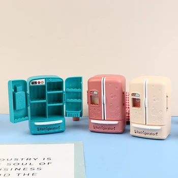 1:12 Miniatiūriniai Lėlių Modeliavimas Buitinių Prietaisų Žaislo Modelis, Šaldytuvas Vaikų Dovanų Žaisti Žaislų Namai