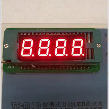 100pc Bendro anodo/Bendro katodo 0.4 colių skaitmeninis vamzdžio 4 bitų skaitmeninis vamzdžio led ekranas 0.36 cm Raudona skaitmeninės vamzdis