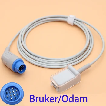 12pin, kad DB9 SpO2 jutiklis adapteris/extensoin kabelis Bruker/Odam paciento monitoriaus,Taikomos BCI spo2 zondas.