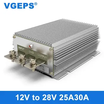 12V į 28V padidinti energijos konverteris 12V litro 28V DC maitinimo įtampa reguliatoriaus modulis DC-DC padidinti modulis