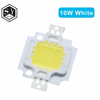 1PCS 10W šviesos diodu (LED Lemputės 10w led 900lm Lempos Šviesa Balta Šilta balta Didelės Galios 20*48mli Chip potvynių lempos