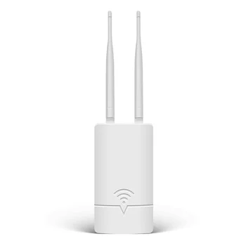 2.4 G Bevielio WiFi AP Router 300Mbps su 2X5DBi Antenos Paramos PoE ir nuolatinės SROVĖS Maitinimo, Lauko Stebėti ES Plug
