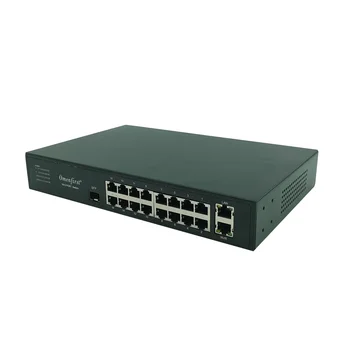 2 Sluoksnis valdomi visi Gigabit ethernet Gigabit SFP laiko Tarpsnių RSTP LACP 16 Port PoE Switch 10/100/1000Mbps ethernet poe gigabit switch