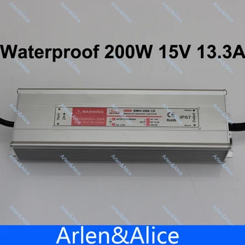 200W 15V 13.3 Vandeniui lauko Bendrosios Produkcijos impulsinis maitinimo šaltinis LED