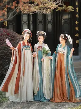 2023 Vasaros Hanfu Suknelė Moterims Kinijos Tradicinės Hanfu Moterų Karnavalas&Helovyno Cosplay Kostiumų Gimtadienio Hanfu Suknelė Plius Dydis