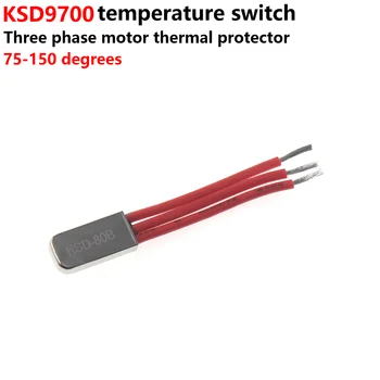2VNT KSD9700 80 85 90 95 100-150degrees trifazių variklių šiluminis saugiklis temperatūros kontrolės jungiklis, termostatas 3000W 380V