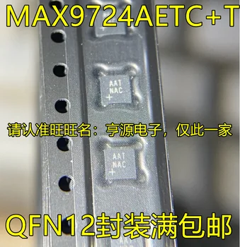 2vnt originalus naujas MAX9724AETC+T ekrano atspausdintas AAT QFN12 aukštos kokybės ir ekonomiškai efektyvių grandinės
