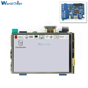 3.5 colių LCD USB Jutiklinis Ekranas Realus HD 1920x1080 LCD Ekranas Modulis Fizinio Rezoliuciją 480x320 už Raspberri 3 B Modelis