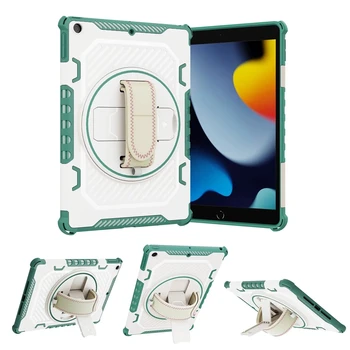 360 Sukimosi oro Pagalvės Apsaugoti Šarvai Stovo Laikiklį Vaikams Padengti Tablet Case for iPad 5 6 Pro 11 1 2 3 12.9 10.9 10.2 9.7 Oro