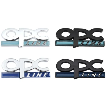 3D Metalo OPC LINE Emblema Automobilių Reikmenys Lipdukai ir Priemonės Tinka Visų Modelių 