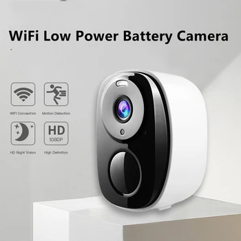 3MP Kamera, WiFi HD Naktinio Matymo Saugumo Baterija Cam 5000mhA Belaidžių, Stebėjimo, IP Kameros, Lauko AI Žmonių Namuose Stebėti