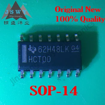 5-10VNT 74HCT00 74HCT00D SN74HCT00DR SMD SOP-14 Logika Chip 100% visiškai naujas originalus akcijų nemokamas pristatymas