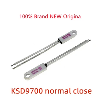5vnt/daug Keramikos perforuotas termostatas KSD9700 40 ~200 laipsnių paprastai uždarytas 10A 250V temperatūros jungiklis