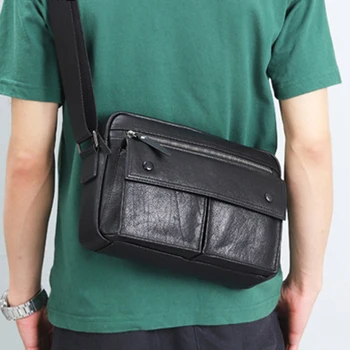 AETOO Naujas vyrų crossbody maišas natūralios odos didelės talpos mados nišą krepšys retro verslo pečių maišą vyrų styl
