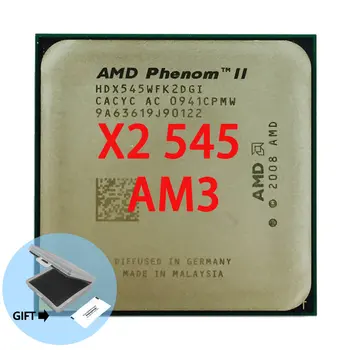 AMD Phenom II X2 545 3.0 GHz, Dual-Core CPU Procesorius HDX545WFK2DGI HDX545WFK2DGM Socket AM3