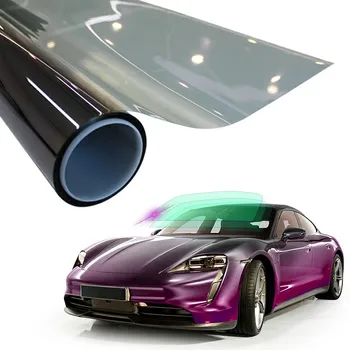 aukščiausio lygio automobilių lipdukai naujų skaidrų uv apsaugos juoda anti rūko atspindintis atspalvis, automobilio elektroninių saulės langų plėvelė