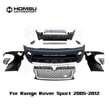 Autobiografijoje Fit Body Kit for Land Rover Range Rover Sport 2005-2012 M bamperio galinio difuzoriaus, galinio buferio pusės sijonas