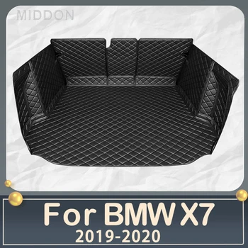 Automobilio bagažo skyriaus kilimėlis BMW X7 2019 2020 linijinių krovinių kilimų interjero aksesuarų dangtis