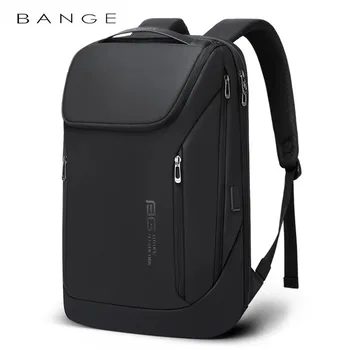 BANGE Vandeniui Multi-Naudoti Laptop Backpack For 15.6 Colių USB Tipo c Įkrovimo atsparus smūgiams Verslo Portfelis Pečių Maišą