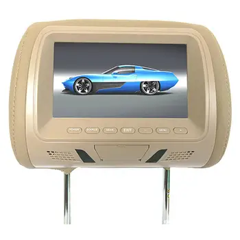 Bendrosios 7-colių galinės pagalvėlės tipo, aukštos raiškos skaitmeninis LCD ekranu, automobilių