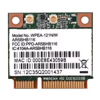 Bevielio Tinklo plokštė Atheros AR9832 AR5BHB116 2.4/5 GHz Single-Chip 300 Mbps 802.11 N MINI PCI-E Belaidžio ryšio Kortelės WIFI