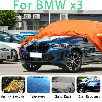 BMW x3 Vandeniui automobilių dangčiai super apsauga nuo saulės, dulkių, Lietaus, Krušos automobilių prevencijos auto apsaugos