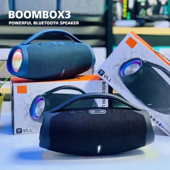 Boombox3 Portable Bluetooth Speaker Caixa De Som žemų dažnių garsiakalbis 
