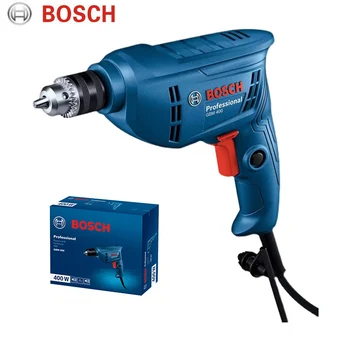 Bosch GBM400/400KL Mini Elektrinis Gręžtuvas ir Atsuktuvas Rotacinis Įrankis, kiaurymių gręžimo, Gręžimo Įrankiai, Medžio, Plieno Metalo Savaiminio Fiksavimo Tvirtinimo