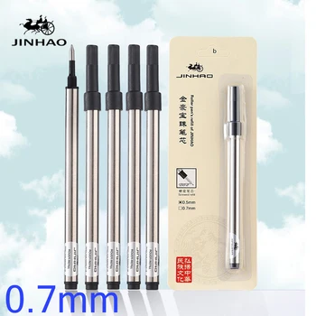 Daug 5 Vnt Jinhao Roller Ball Pen 0,7 mm Papildymo Aukštos Klasės Juoda Rašalo ir Mėlynos spalvos Rašalas Pasirinkimas, Didmenines