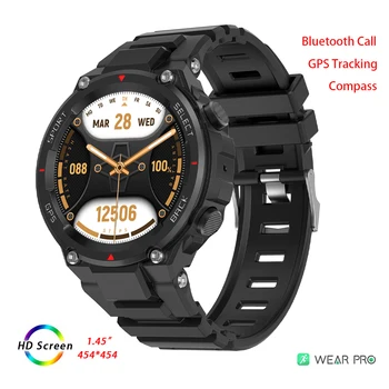 DT5 Sporto Lauko Smart Watch Vyrai Moterys BT Skambučio Smartwatch Laikrodį Vandeniui Rankiniai Laikrodžiai Kompasas, GPS Sekimo Apyrankę Grupė