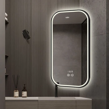 Dušo Led Veidrodis Tuštybės Fogless Kosmetikos Skutimosi Smart Vonios Veidrodžiai Dideli Didinamąjį Espelhos De Banho Namų Tobulinimo FY22XP
