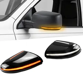 Dymaic LED Veidrodis Posūkio Signalo Balos Šviesos Lempos Dodge Ram 1500 2500 Dūmų