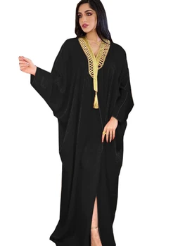Eid Musulmonų Ramadano Abaja Suknelė Turkijos Moterų Afrikos Maxi Abayas Vestidos Islamo Kaftan Skraiste Femme Longue Musulman Režimas 2023