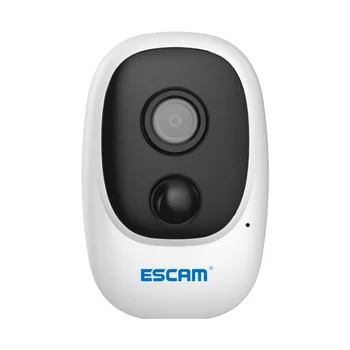 ESCAM G08 1080P Full HD Lauko, Patalpų Įkrovimo Baterija (akumuliatorius PIR Signalizacijos WiFi Kamera