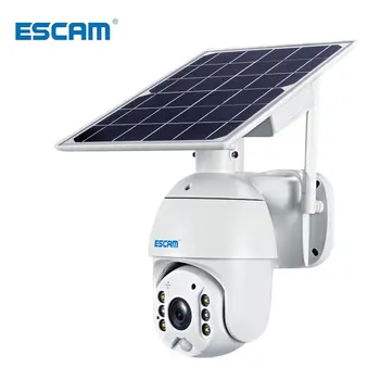 ESCAM QF280 1080p Wifi Versija Shell Saulės Apsaugos Kamera, Lauko Priežiūros Vandeniui VAIZDO Kamera, Smart Home dvipusis Balso