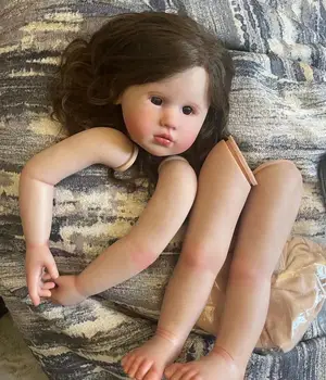 FBBD Menininkas Ribotos Pasiūlos Reborn Baby Doll Louisa Su Ruda Plaukų Vertus-Įsišakniję 100%Rankų Su specialia Medžiaga Įstaiga