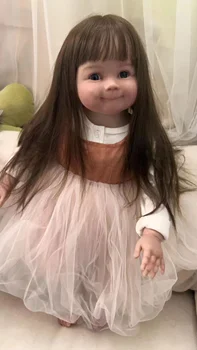FBBD Menininko Darbas 72cm Jau Baigtas Reborn Baby Doll Lyra Su Ranka-Įsišakniję Plaukų Meno Lėlė Šypsosi Mergina Lėlės Mergina Žaislai