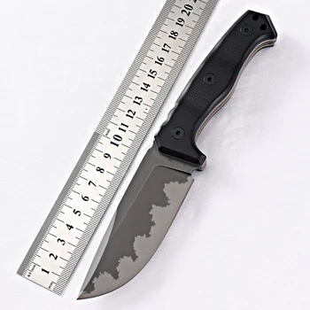 Fiksuotas peilis Z-dėvėti peilis peilis G10 rankena Lauko kempingas medžioklės, žvejybos Virtuvės vaisių taktinis EDC įrankis