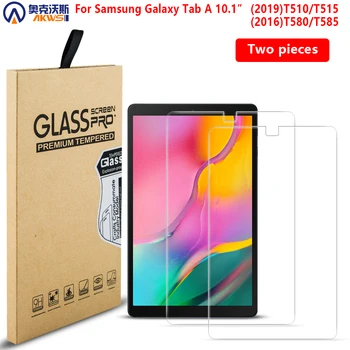 Grūdintas Stiklas Screen Protector for Samsung Galaxy Tab 10.1 2019 SM-T510 T510 T515 SM-T580 Nulio Įrodymas Apsaugos rubisafe Filmas