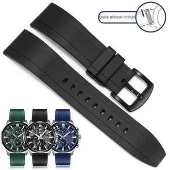 Gumos Watchband Pakeisti AMR-303/Kardžuvės MTP-1375/EFS510 Serijos atsparus Vandeniui Silikonas Žiūrėti Grandinės 20/22/24mm