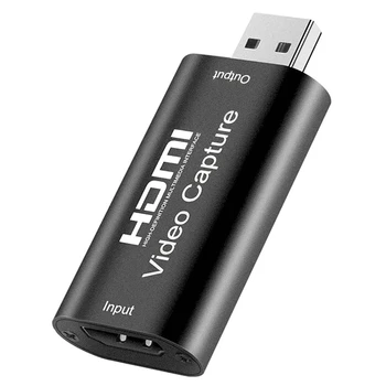 HDMI Užfiksuoti Kortelės 4K HD USB2.0 Užfiksuoti HDMI Kortelės Video Grabber Langelį Įrašyti 1080P@30Hz Kamera Įrašo Transliacija
