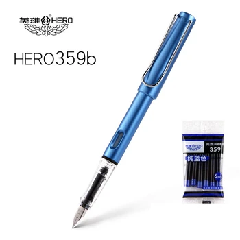 Herojus 359 Mados Spalvotų Pasirinkimą E Smulkių Plunksnų 0.38 mm Elegantiškas Fontanas Pen HFP001