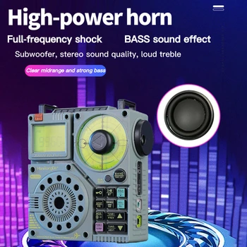HRD-A320 Fm, Mw, Sw Vhf Wb Multi Band Radio Oro Portable Bluetooth Garsiakalbiai Aviacijos Jūrų apšvietimas gali būti naudojamas dar