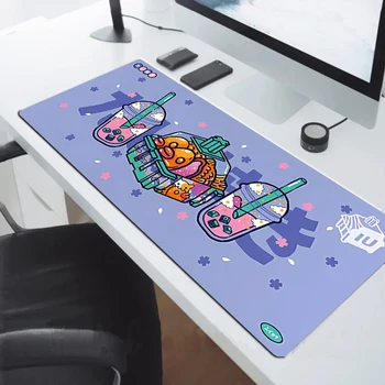 Japonija Neon Kilimėlis Kompiuterio Pelės Kilimėliai Gumos Kilimėlis Pc Žaidimų Reikmenys Stalo Trinkelėmis Lentelė Pagalvėlės Žaidėjus Deskmat susitarimo memorandumais Mausepad Kabinetas