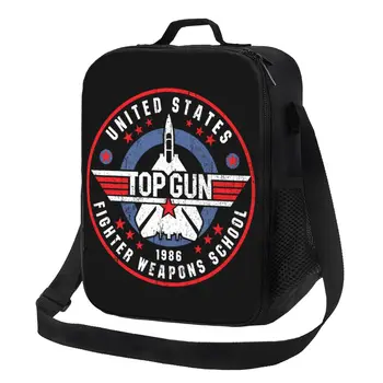 JAV Kovotojas Ginklų Mokykloje Dėvėti Šiluminė Izoliacija Pietūs Maišą Top Gun Maverick Pietūs Nešti Kempingas Kelionės Bento Maisto Dėžutę