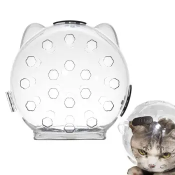 Katės Snukis Kvėpuojantis Burbulas Snukis Kačių Ausų Formos Stabdžių Bite Viliojimo Kaukė Galvos Apsaugos Kosmoso Kamuolys Kačių Naminių Reikmenys