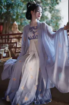 Kinijos senovės Hanfu moterų karnavalas, pasakų Cosplay kostiumų šokių suknelė šalis Hanfu moterų plius dydis kinų stiliaus suknelė hanfu