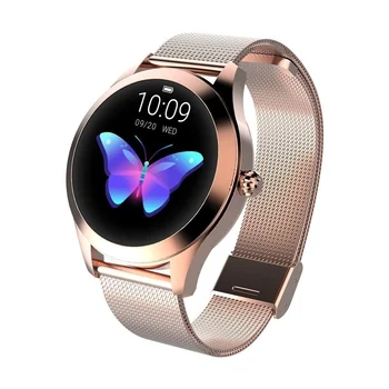 KW10 Vandeniui Smart Watch Moterų Miela Apyrankė W8 Širdies ritmo Monitorius Miego Stebėjimo Smartwatch 